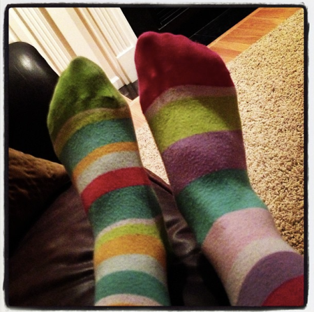 Because why wouldn't you want to see pictures of my socks?